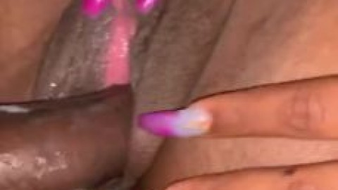 Tight Pretty Phat Pussy Big Clit taking in BBC .