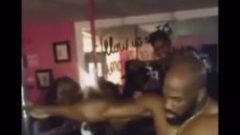 Black Fiancé Sucking Stripper Dick