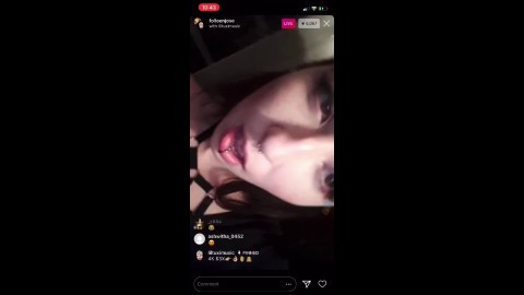 Instagram Live Fucking and Deepthroat