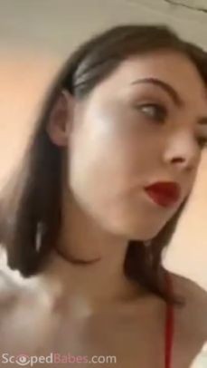 Fucking Gorgeous Babe Stripping Live on Periscope