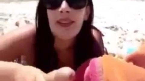 Beach Blowjob