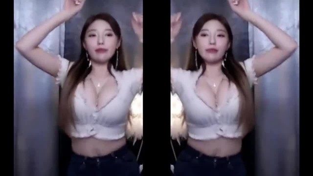 美人巨乳の激しく揺れるおっぱいダンス SEXYDANCE koreanBJ Jiggly Boobs