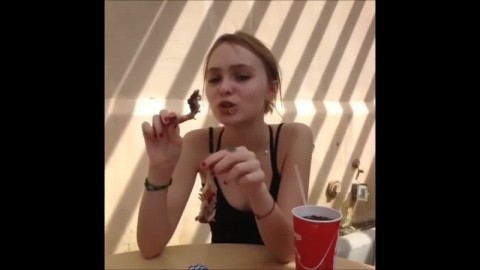 Johnny Depp's Daughter Lily is 18 and Sexy (Non-Nude) Perky Nips! Flexible!