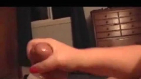 Wife gives Slow Handjob with Ruined Orgasm