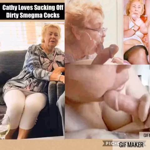 Cathy Cock Sucking U.K. Porn Slut Granny Loves Sucking off Strangers Smelly Cocks