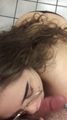 Caught Sucking Dick in the Gas Station Bathroom