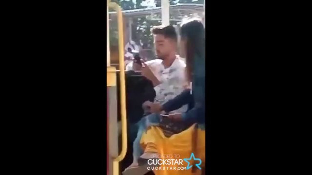 Indian Girl Caught Sucking Dick and Giving Handjob in Public