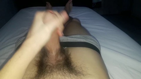 19 Year old Boy Cums in Bed