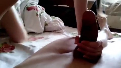Boyfriends Cock is too Big for her Mouth (swedish Homemade Couple)