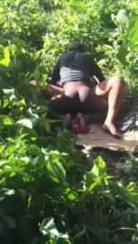 JAMAICAN old Couple Fucking in Bushes