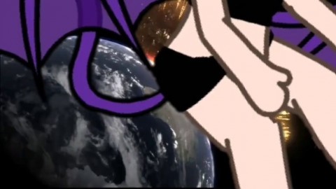 Evil Giantess Giga Mega Bikini Sexy Succubus Lilith Butt Crush Earth Planet Space Universe Explosion