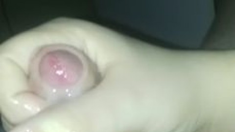 Teen with Huge Uncut Cock Cums everywhere