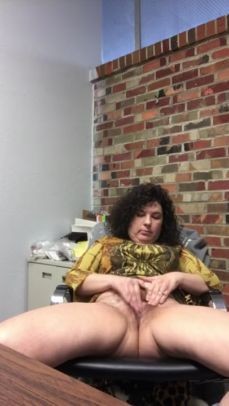 Masturbating Teacher alone in Office Tasting herself till she Cums.