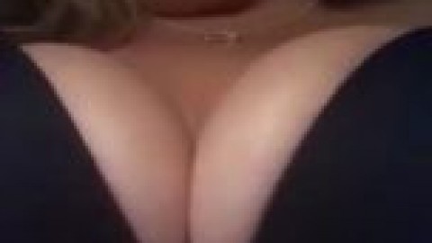 BBW MILF Plays with her DDD Tits