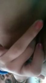 Young Amateur Strips and Plays in Shower