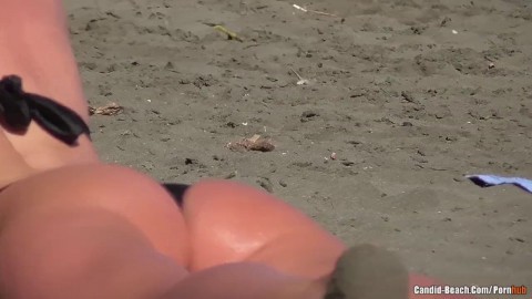 Bikini Camel Toe Teens Beach Voyeur HD Video