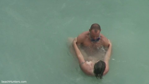 Couple having Sex in Water
