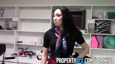 PropertySex - Beautiful Realtor Ed into Sex Renting Office Space