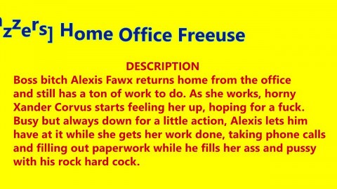 [brazzers] Home Office Freeuse - Xander Corvus, Alexis Fawx - November 27. 2020