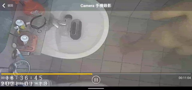 guy having fun during bath time