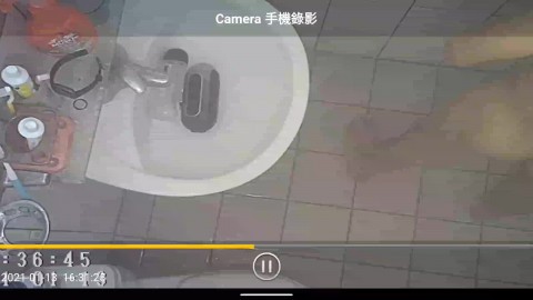 guy having fun during bath time