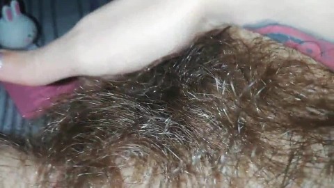 1 hour Hairy pussy fetish video compilation huge bush big clit amateur by cutieblonde