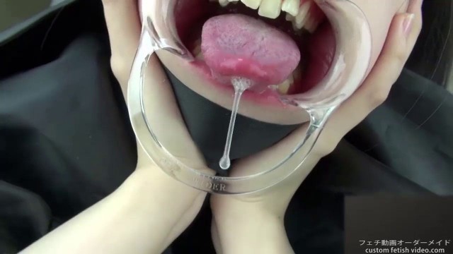 Saliva Tongue Fetish