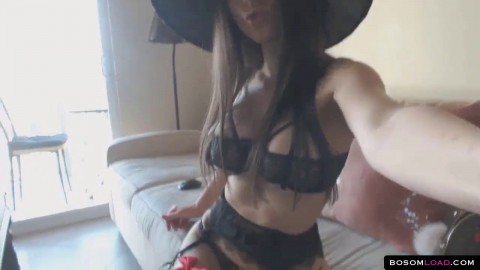 Sexy witch up close pussy masturbation dripping pussy juice