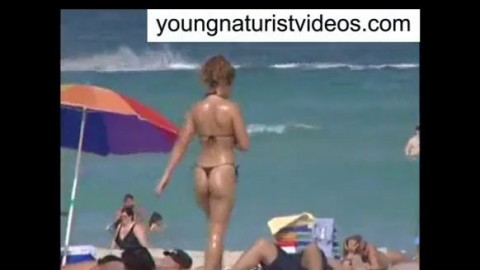 hot girls naked on beach