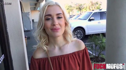 Anastasia Knight In Blonde Braceface Fucks Outdoors