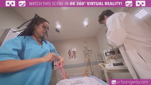 VRBangers.com-Hot Ebony Nurse fucking a Coma patient VR Porn