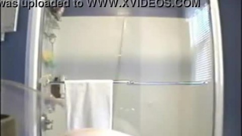 Watch my sister nude in bath room. Hidden cam