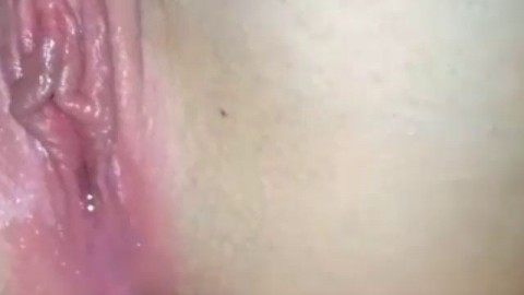 Fucking her virgin ass when looking her pink pussy asking for my dick...