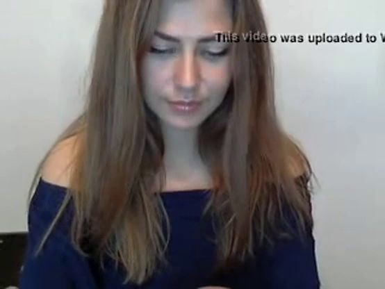 shy busty teen plays with pussy on webcam teencamsexxx.com