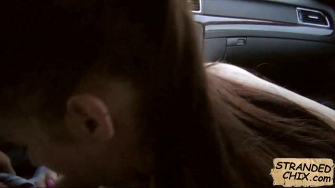 Amateur babe blowjob while driving Jenny Dark.2.3