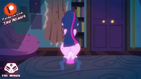 Twilight Sparkle (Equestria Girls) Rule 34 Animated, uploaded by esofes