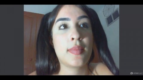 Latin Plump gal squirts many times on cam