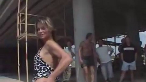 Public nude and piss blonde teen 01