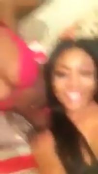 Lesbian Ebony Self Sucking Tits