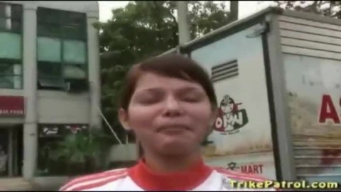 Beautiful young Filipina shamelessly fucks random foreign tourist on camera
