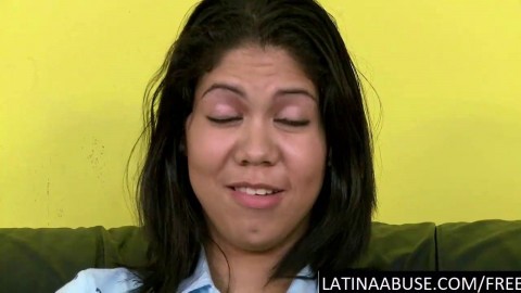 Busty latina facefucked very hard