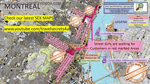 Montreal, Canada, Street Prostitution Map, Sex Whores, Freelancer, Streetworker, Prostitutes for Blowjob, Machine Fuck, Dildo, T