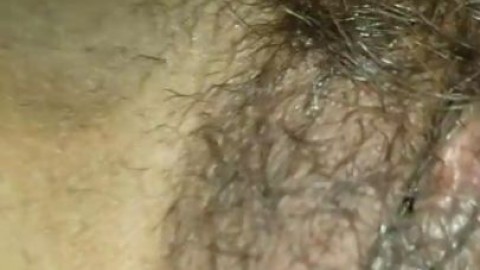 Close up moist pussy of my wife
