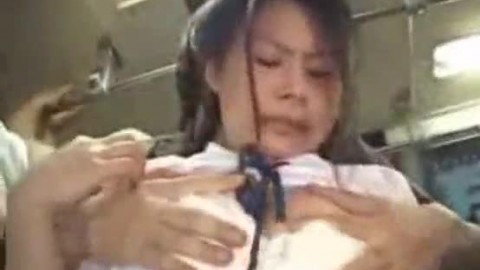 Japanese mother and daughter blowjob's on a bus