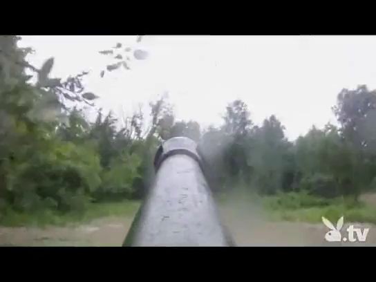 Nude Hotties Driving a Tank!