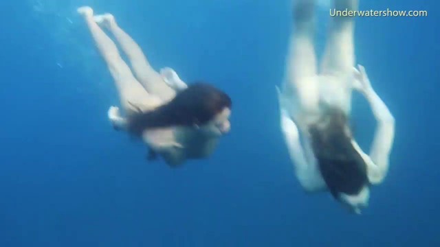 Girls on Tenerife underwater lesbians