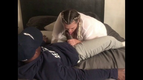 My White Stepmom Loves Young Black Cock