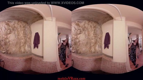 Busty Lucia Love Masturbating In The Bathroom | VR porn from mobileVRxxx.com