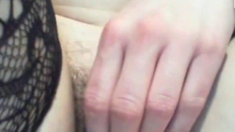 Hairy Pussy Rubbing Close Up