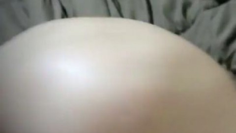 Wife sucks cock while being fucked with 10 inch toy
